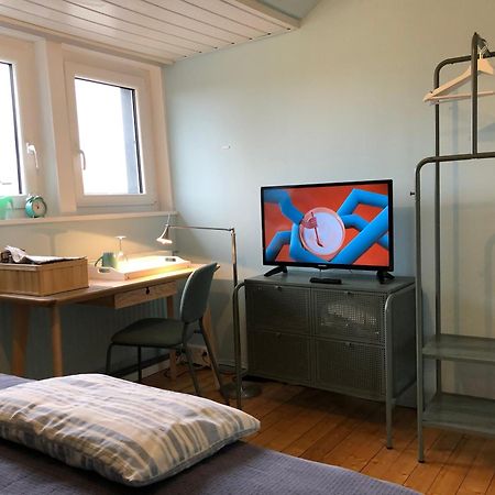 Blaues Zimmer Mit Grossem Balkon, Bad Ist Ein Traum, 50 Schritte Zum Radweg Am Main,Ideal For Short Stay Mainstockheim Bagian luar foto