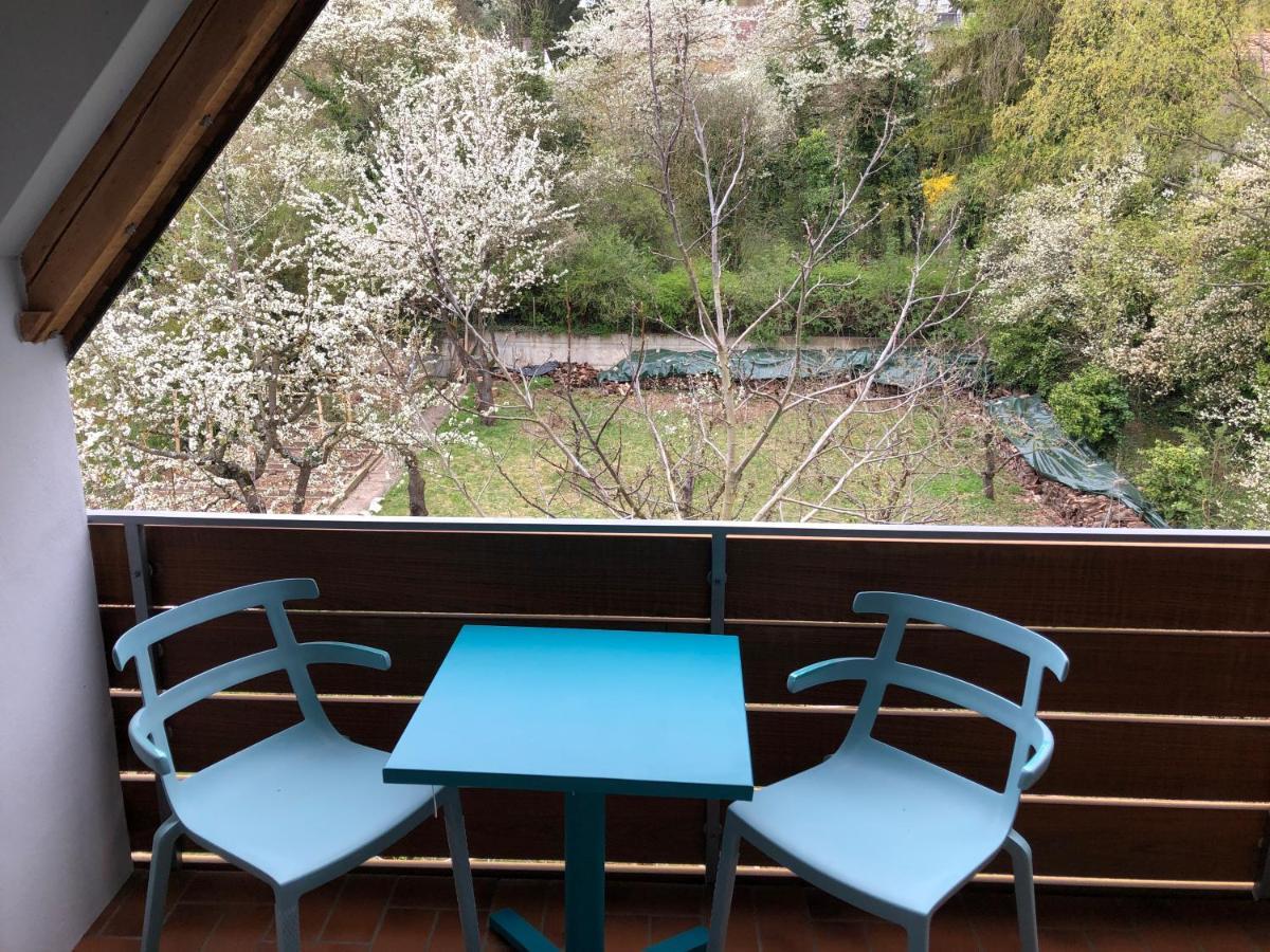 Blaues Zimmer Mit Grossem Balkon, Bad Ist Ein Traum, 50 Schritte Zum Radweg Am Main,Ideal For Short Stay Mainstockheim Bagian luar foto
