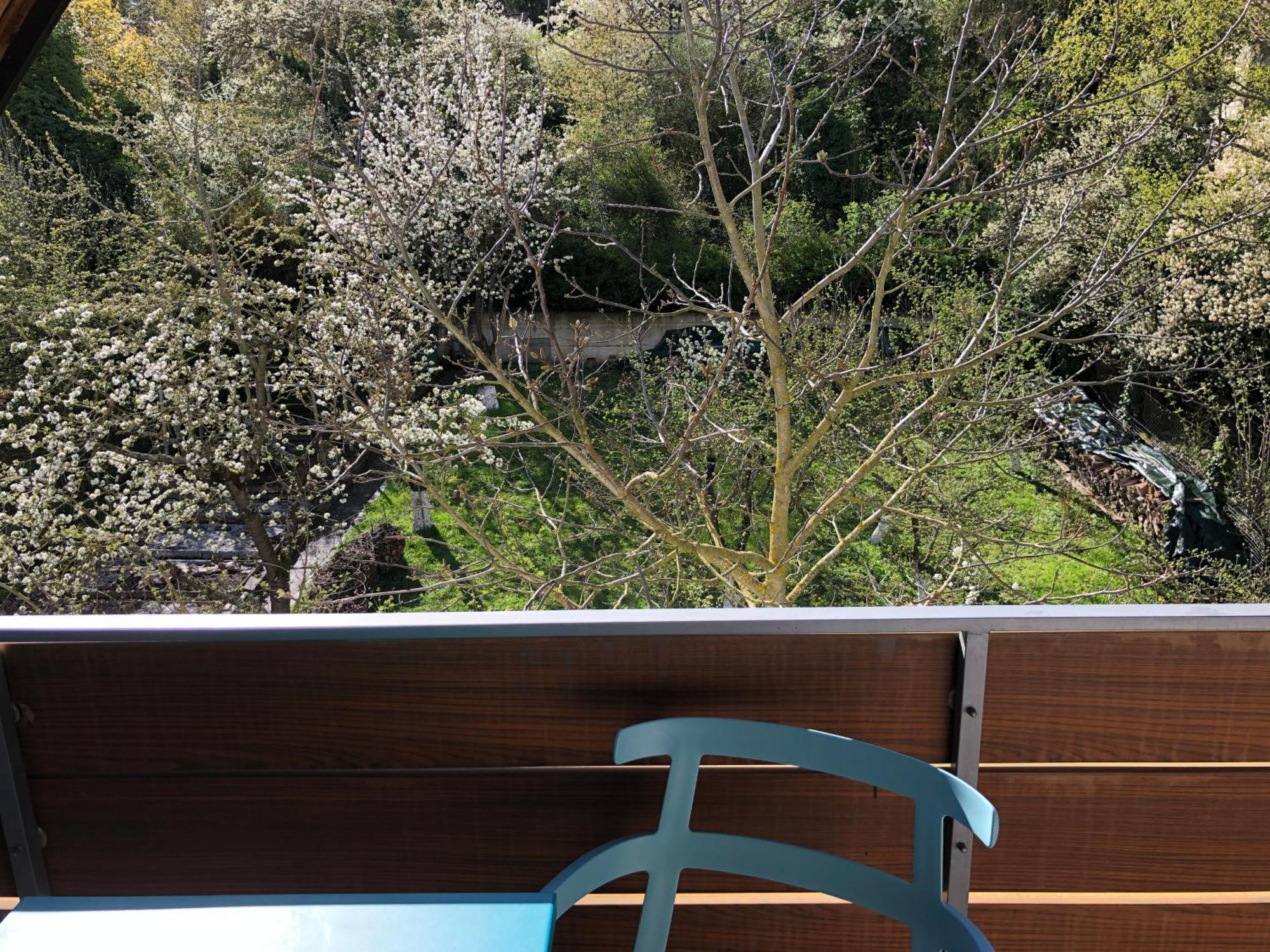 Blaues Zimmer Mit Grossem Balkon, Bad Ist Ein Traum, 50 Schritte Zum Radweg Am Main,Ideal For Short Stay Mainstockheim Bagian luar foto